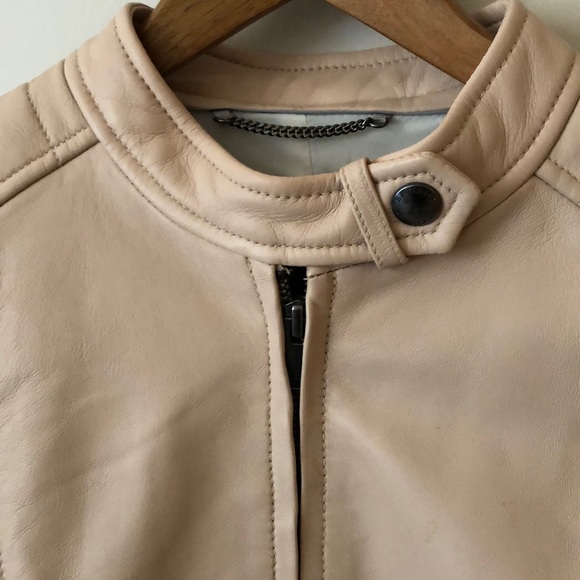 Jackets & Blazers - Banana Republic Moto Jacket.  Blush